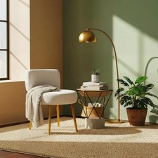 Boucle Vanity Stool Backrest