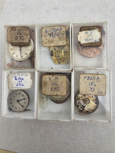 Lot vintange watch part - a,