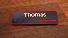 Vintage 90s Woolworths UK Name