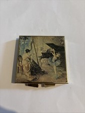 Metal Pill Box With Decorative