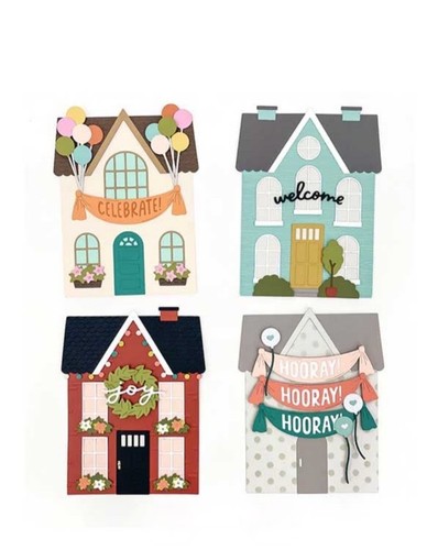 House die set - house,
