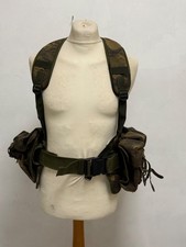 British Army  Surplus Woodland DPM Webbing Set and Pouches Belt Yoke #4 PLCE.