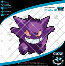 Pokemon Gengar Car Van Truck Wall Laptop Funny Kids Cartoon Sticker Vinyl Decal