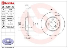 2x New Brake Disc for