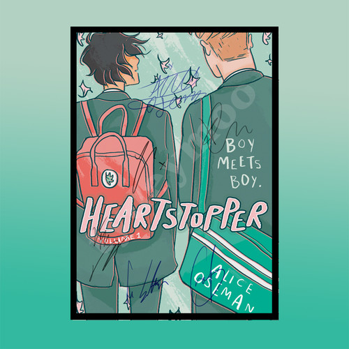 Heartstopper full cast signed - full,