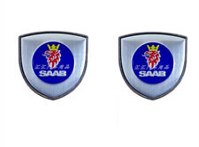 2pcs Saab Logo Car Body Side