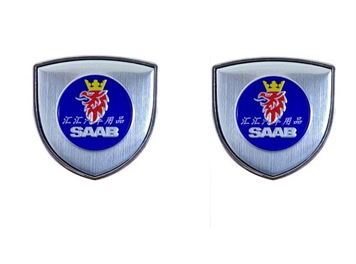 2pcs saab logo - saab,