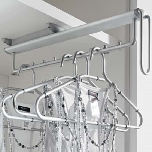 Pull out clothes hanger rail - clothes,