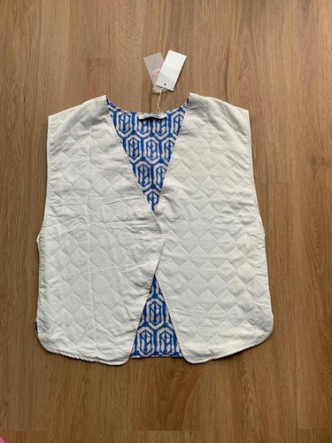 Hippie quilted vest gilet - quilted,