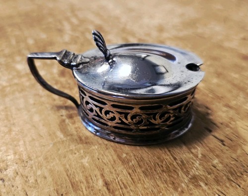 Antique vintage mustard pot - antique, /