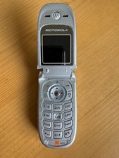 Motorola V220 Silver Mobile Phone Untested 