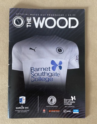 Boreham wood barrow afc - wood,