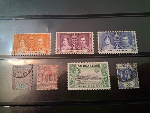 British colonies mint used - british, nh/used