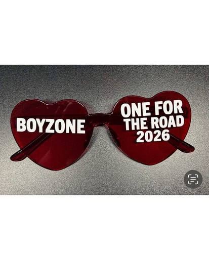 Custom boyzone concert glasses - custom,