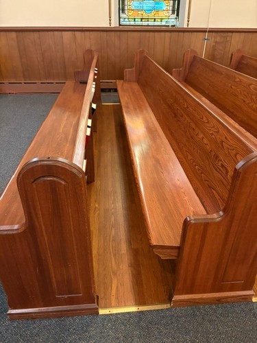 Solid oak vintage church - vintage,