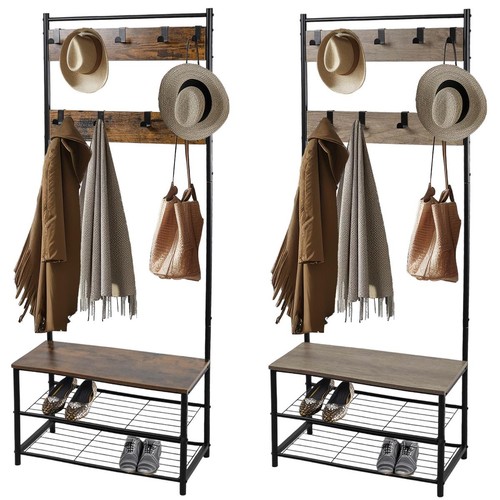 Coat rack stand with shoe - coat,