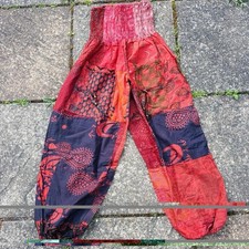 Cotton hippy pants one - cotton,
