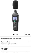 Mini Sound Decibel Level Meter, Precision Gold, Model NO5CC- USED