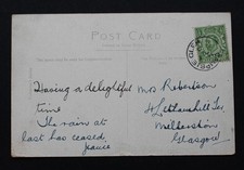 Campsie Glen, Scotland 1913 postmark on a comic Campsie Glen postcard