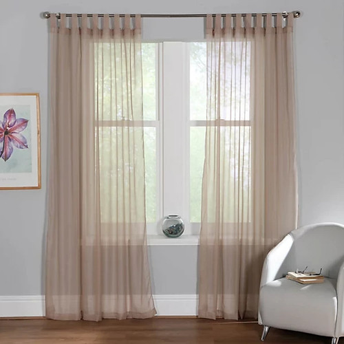 Home curtains voile - voile, top