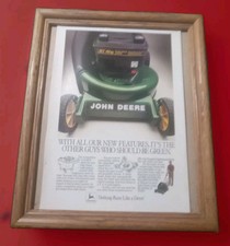 John Deere Push Mower Print