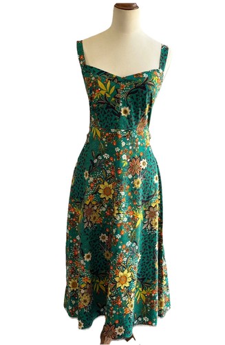 Per una green floral midi - m&s,