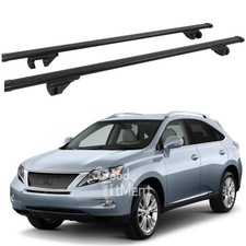 2x 53" Black Roof Rack Cross