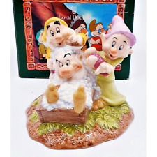 ROYAL DOULTON TABLEAU  SNOW WHITE  GRUMPY'S BATHTIME SW20 1999 ONLY No 892 BOXED