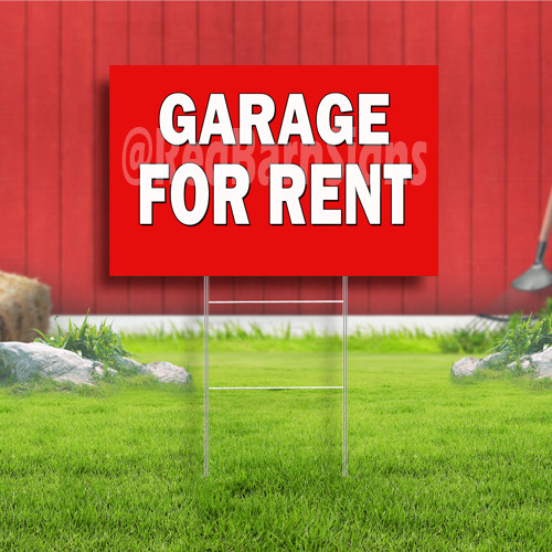 Garage for rent - for, coroplast