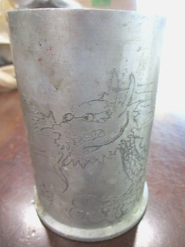 Trench art solder signed - , la