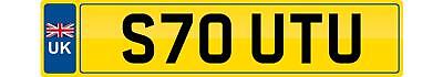 Stout private number plate s70 - stout,