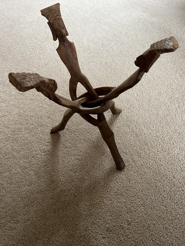 Carved african interlocking - african,