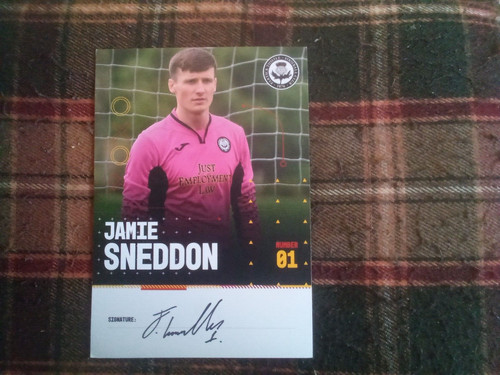 Jamie sneddon autographed - sneddon,
