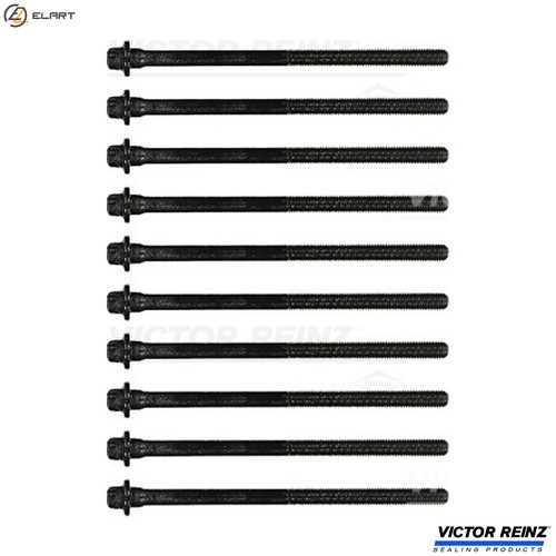 Cylinder head bolt set - head,