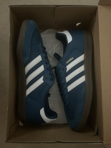 Adidas samba blue white - adidas,