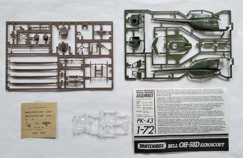 Matchbox bell 58d aeroscout - bell, oh-58d