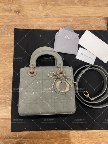 Lady dior small patent - small,