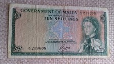 Ten shilling banknote - ten,