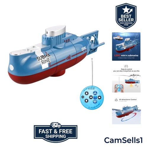 Waterproof blue mini submarine - waterproof,