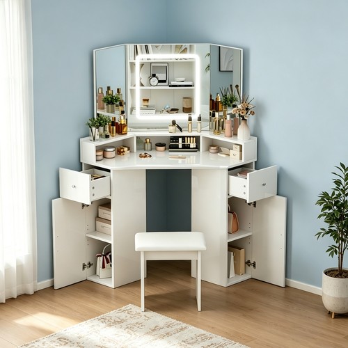 Corner dressing table - corner, with