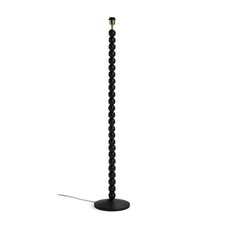 Black Mango Wood Floor Lamp