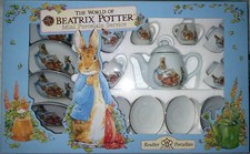 World Of Beatrix Potter Mini Porcelain Service: teapot cups saucers plates jugs