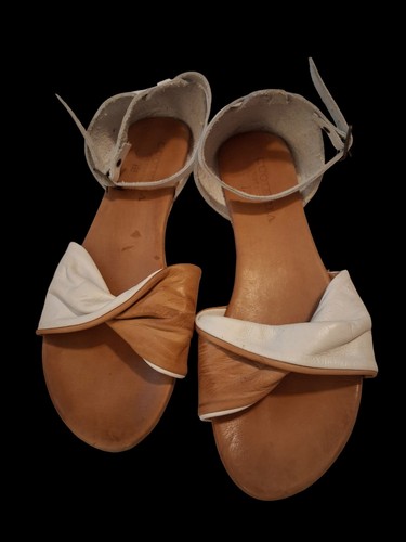 Women flat leather italian - leather,