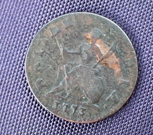 1773 farthing george - farthing,