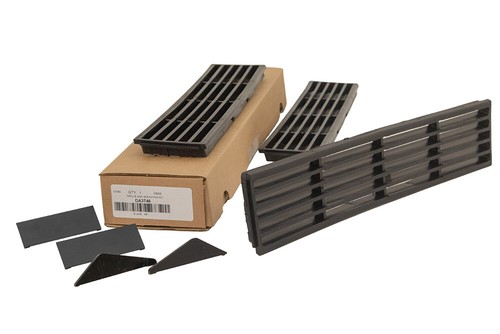 Black air vent trim range - black,