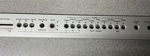Switch panel moulding for korg - switch,