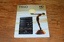 1980s TRIO HIFI BROCHURE TRIO AMPLIFIER CD PLAYER TRIO SALES catalogue