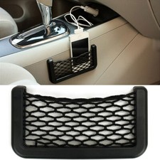 Vehicle Car Interior Body Edge Elastic Net Storage Mesh Phone Holder Accessories