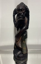 VTG. Hand Carved Wood Jamaican