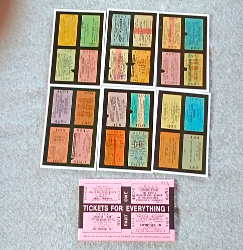 Lms paper railwayana tickets - lms,
